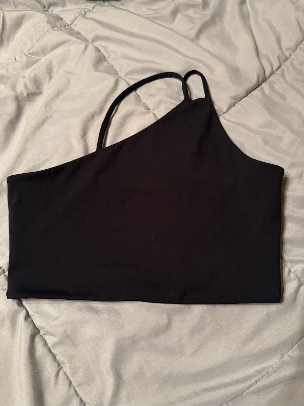 Savvi Black One-Shoulder Bianca Bra